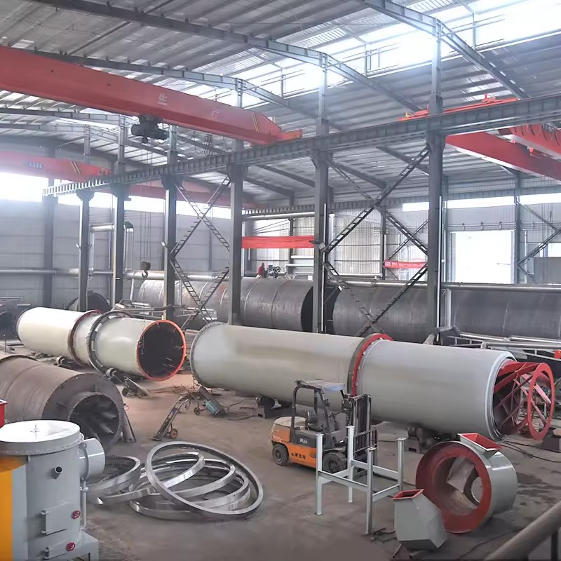 Save Energy High Efficiency Electric Heating Ti Rotary Dryer Machine for Cement Aggregate Clay Limestone Sludge Ore CE Certified