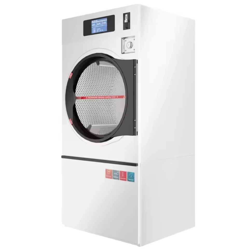 Stainless Steel 304 Commercial Laundry Equipment Single Tumble Dryer Drying Clothes Machine Saving-Energy for Laundromat