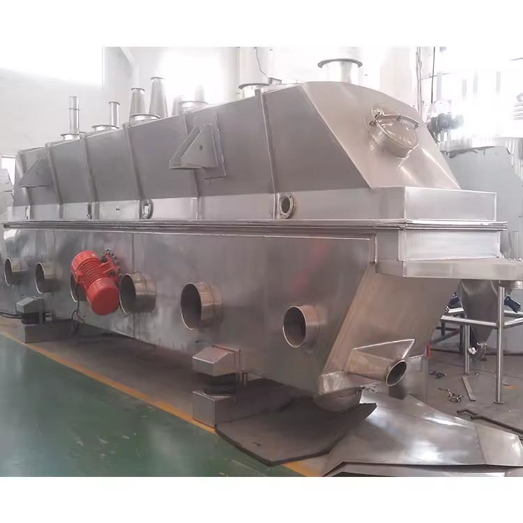 ZLG Series High Efficiency Energy Saving Fluidized Bed Dryer Cooler Pump Gearbox Stainless Steel for Food Processing PLC Control
