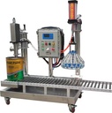 Explosion Proof Type 20kg Barrel Iron Bottle Drum Filling and Capping Machine for Oil Coating Thinner