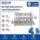 Automatic 5 Gallon Jerrycan Filling Machine for Oil Chemical 0.2% SS304