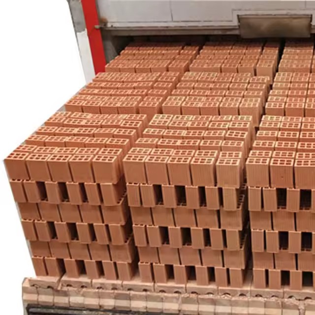 Tunnel Kiln Fired Hollow Clay Brick Production Line