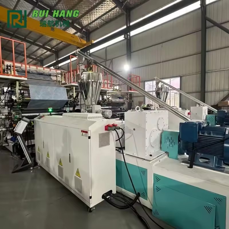 New PVC Marble Sheet & Plate Production Twin Screw Extrusion Line PLC Controlled Energy Saving Plastic Machine