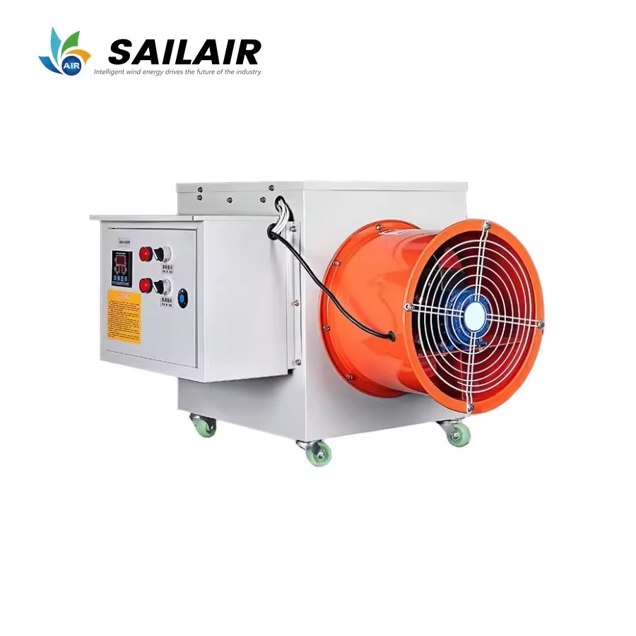 Energy Saving Electric Fan Heater, Full Copper Motor High Efficiency for Industrial Factory Poultry Farm Greenhouse