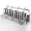 Energy Saving CIP Unit with Heat Recovery and Solution Reuse Function