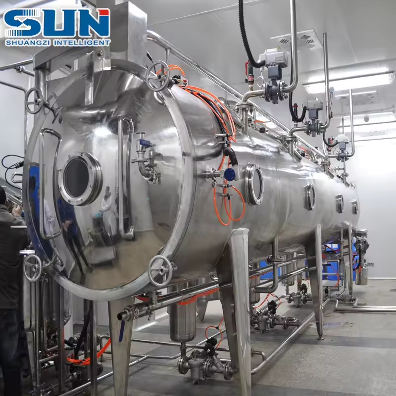 SUN Energy Saving Vacuum Belt Dryer with SUS304 Material for Traditional Chinese Herb Extract and Food Processing