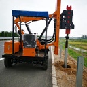 Highway Construction Pile Driver Engine Pump Motor Energy Saving Quick Relocation for Dispersed Multi-Section Projects
