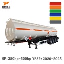 3 Axle Marine Fuel Bunkering Tank Semi Trailer for Inland Waterway Harbor Ship Fuel Dispensing Operations 2.
