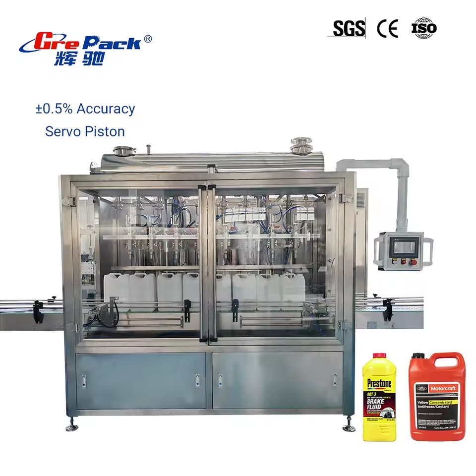 Automatic Gear Oil Filling Machine Multi-nozzle Chemical Oil Thick Liquid Filling Machine