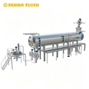 Vacuum Belt Dryer Continuous Drying Machine Energy Saving with PLC Control CIP Cleaning System for Plant Extract Powder