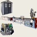 Energy Saving Plastic Extruder Equipment Produce PP Panels for Outdoor Pet House and Storage Tool Shed Customizable