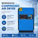 Energy-Saving Refrigerated Compressed Air Dryer Flow Rate 1-110Nm/min Low Power Consumption Low Noise Dew Point Stability