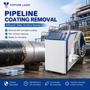 Industrial Laser Coating Removal Machine for Pipeline Anti Corrosion Layer Stripping Continuous Fiber Laser Cleaning System