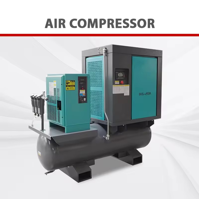 Efficient Energy Saving Industrial air Compressor 14 bar air Cooled for CNC Router Engraving Machine