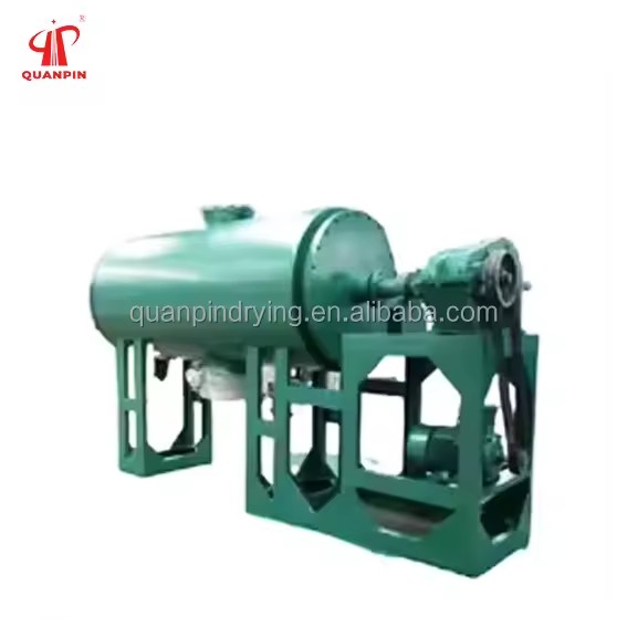 CE ZKG Series 500kg Hot Water Heating Vacuum Harrow Dryer PLC Pump Gear Bearing Food Processing Powdery SUS316L Energy Saving