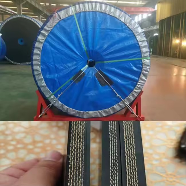High Abrasion and Acid-Alkali Resistance Breathable Nylon (NN) EP Rubber Conveyor Belt for Industrial Mining & Underground Use