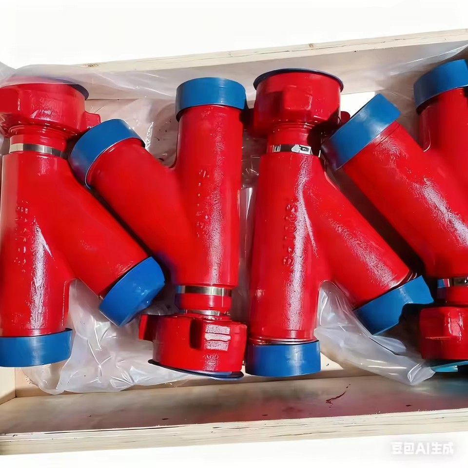 API FMC Weco Oilfield Equipment Red 1 Year Warranty Has Complete Dimensions and High-pressure Joint T/Y-shaped Tee Manifold