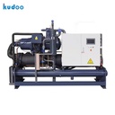 Energy Saving Hanbell 90HP Inverter Screw Compressor Unit with R507 Refrigerant for Low Temp Blast Freezing Systems (-65~10)