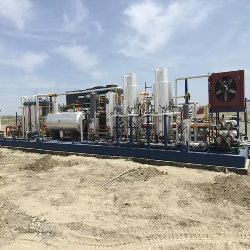 Custom Skid Mounted Energy Saving NGL Recovery Unit LPG Extraction Unit