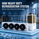 Industrial Refrigeration Condensing Unit for Cold Storage Room with Energy Saving Inverter Technology