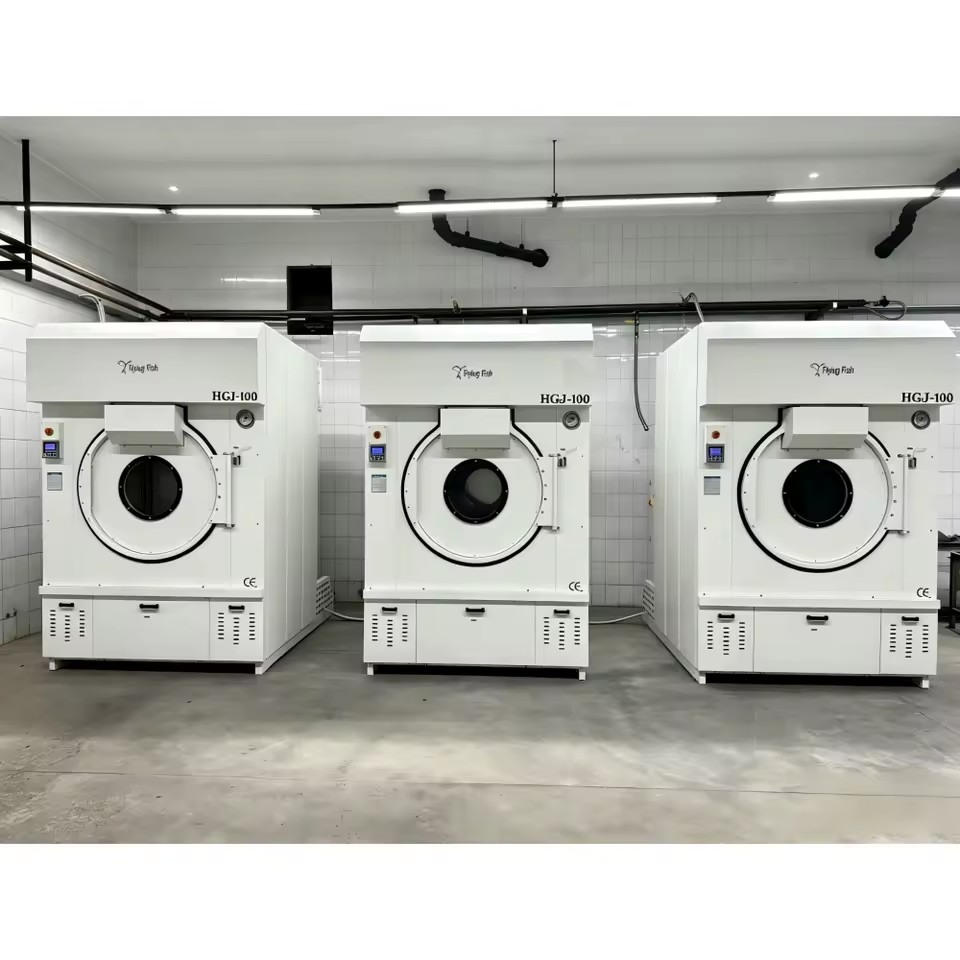 Energy Saving Tumble Dryer Commercial Laundry Equipment Stainless Steel Drum Hotel Hospital Low Consumption Automatic