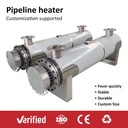 Advanced PID Digital Control 480V 3 Phase 150KW Stainless Steel In-line Pipeline Heater with Circulation Heating Unit System