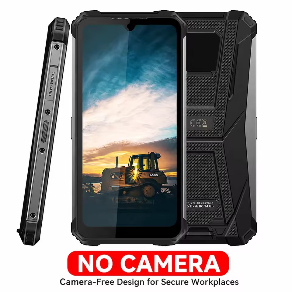 No Camera IP68 LCD 4G GSM/LTE Waterproof Shockproof Dustproof French Secure Rugged Smartphone for Government Facilities