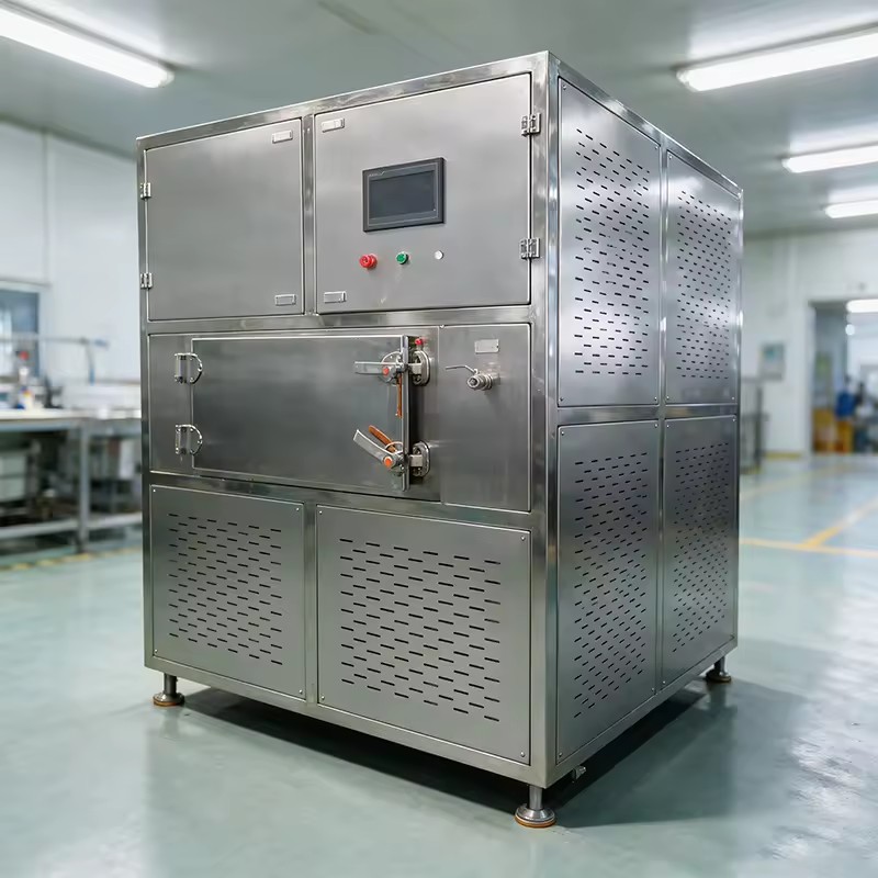 Industrial Energy Saving Food Dehydration Processing Equipment Automatic Box Type Microwave Drying Sterilization Machine