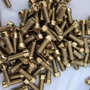 Stainless Steel Blue-Fired Vacuum Electroplated Screws Flat Head Hexagonal Socket Bolts for Auto Parts Titanium Screw