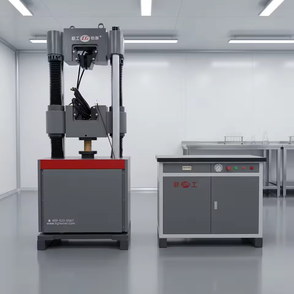 1000kN Electro-hydraulic Servo Steel Plate 3-Point Flexural/Bending Testing Machine 1% Accuracy Measurement Equipment