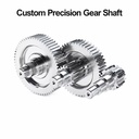OEM Custom Precision Stainless Steel/Alloy Steel Spur Gear Shaft Broaching CNC Machined Transmission Parts