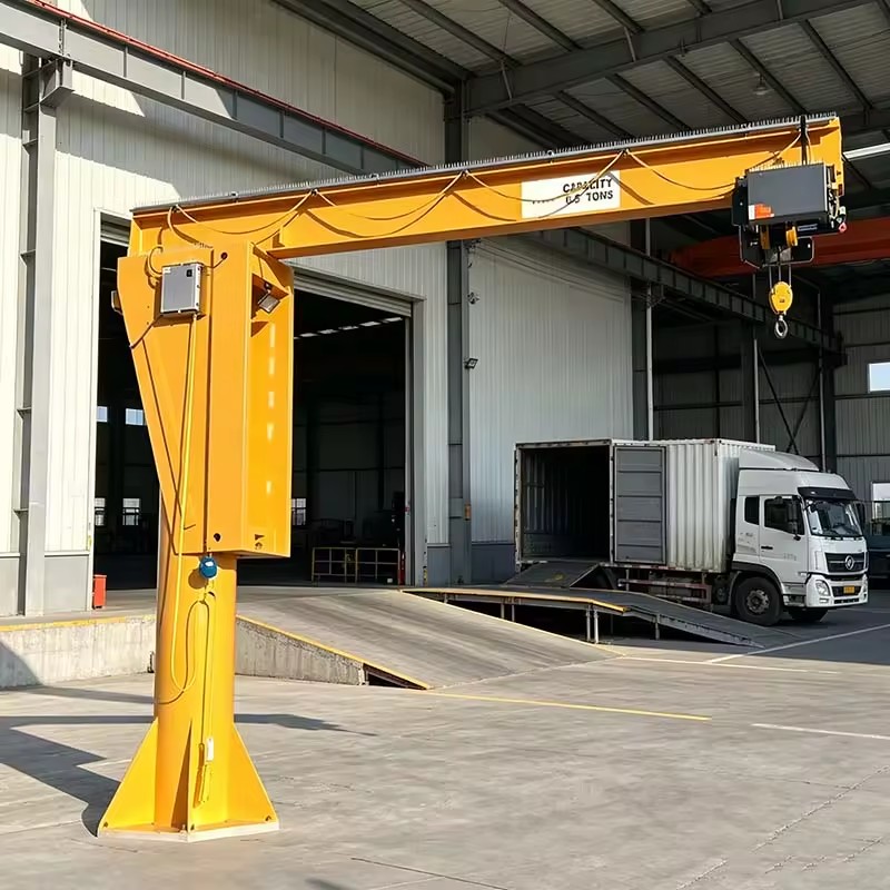 1 Ton CE Certified Durable 270 Degree Rotating Jib Crane for Workshop Material Handling