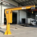 1 Ton CE Certified Durable 270 Degree Rotating Jib Crane for Workshop Material Handling