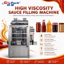 Automatic Chili Oil Filling Machine Servo Piston Bottle Filler for Seasoning Oil Chili Sauce Glass Jars and Bottles