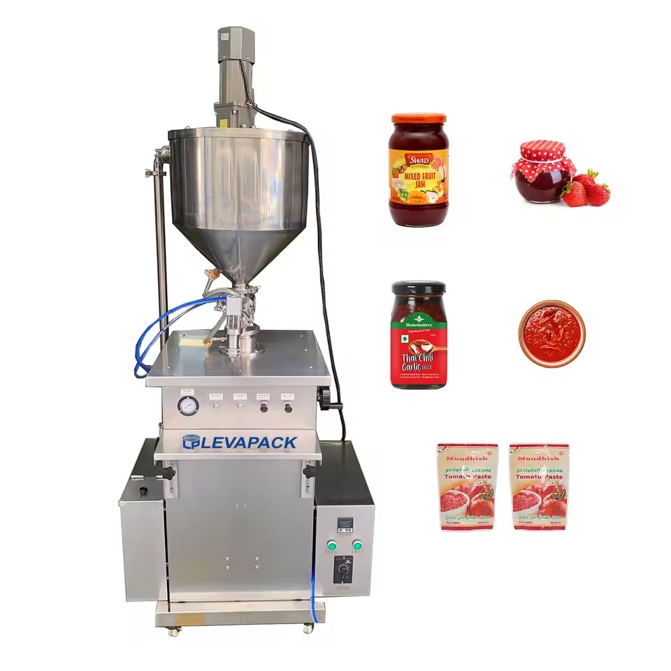 Factory Price Semi Auto Hot Sauce Bottle Filler Jam Filling Machine Doypack Packaging Machine