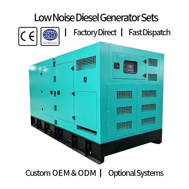 Customized 400KW diesel Genset Low Fuel Low Noise Smart Control for Data Centers Hotels Medical Centers Office Buildings