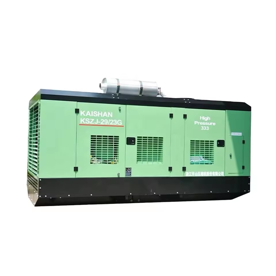 Kaishan 23Bar 1015Cfm Rotary Screw Air Compressor Diesel Powerd for Drilling Featuring Robust Air Compression Capability