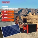 Hot Selling off Grid Energy Saving Camping Home Use 1000W/1500W/2000W LiFePO4 Metal MPPT/PWM Outdoor Solar Energy System
