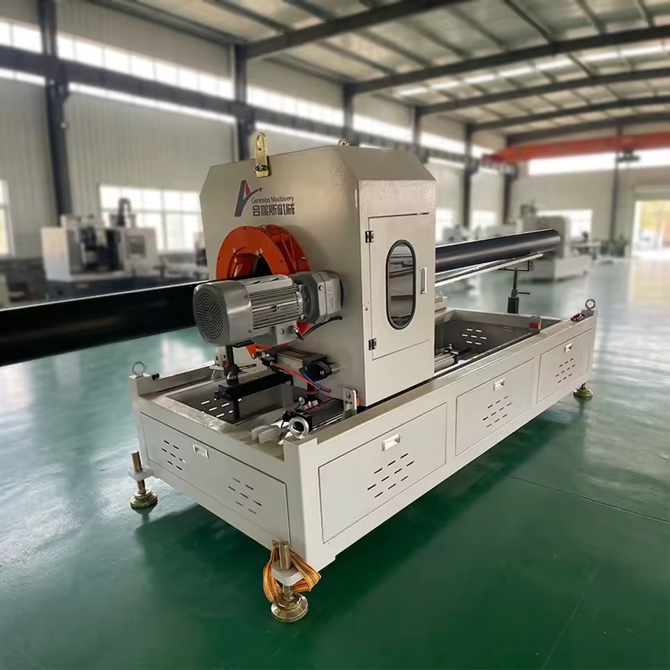 Energy Saving PE Pipe Production Line with Single Screw SJ90