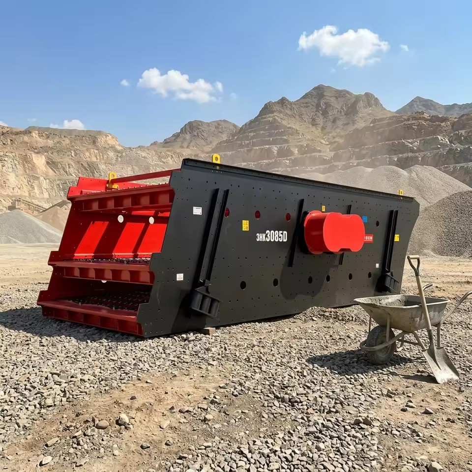 Triple Deck Energy Saving Gold Mining Equipment Circular Vibrating Mesh Screen