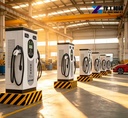 Energy Saving Charging Pile Long Service Life Low Failure Rate 95KW Low Consumption for Campus EV Parking Area