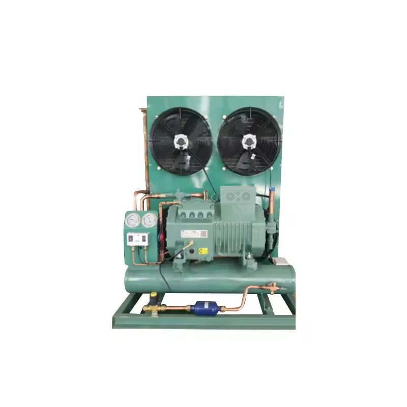 20 Hp Energy Saving Refrigeration Blast Freezer Air Cooled Condensing Unit with Oil-less Compressor for Cold Rooms