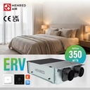 Eco-friendly Energy Saving Ventilation System N5 ERV 71% Heat Recovery Rate Inverter Fan for Sustainable Green Building & Office