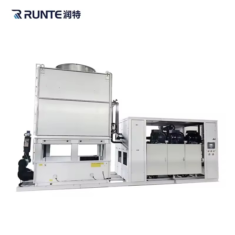 Energy-Saving Integrated Screw Evaporator and Condenser for Industrial Cold Rooms