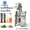 YH 2g 3g 5g Solid Beverage Granules Packing Machine 3 in 1 Coffee Sugar Stick Fill Sachet Packing Machine with Volumetric Cup