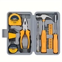 Multi-function Hand Tool Set Hard Case-OEM Customizable Household Hardware Combination Set Including Pliers Tape Measure Hammer
