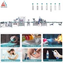 Automatic PLC-Controlled Aerosol BOV Filling Production Line for Fire Extinguisher Spray Oil Gas Filling High-Accuracy Sealing