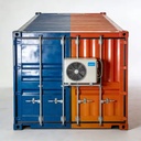 Competitive Price 40 Feet Cold Room Container Controlled Atmosphere Remote Controlled Energy Saving Frozen Food Storage