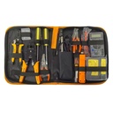 11 in 1 Hardware Hand Tool Set Including Cable Tester Wire Crimper Cat6 Cat5e RJ45 Crimp Network Tool Kit