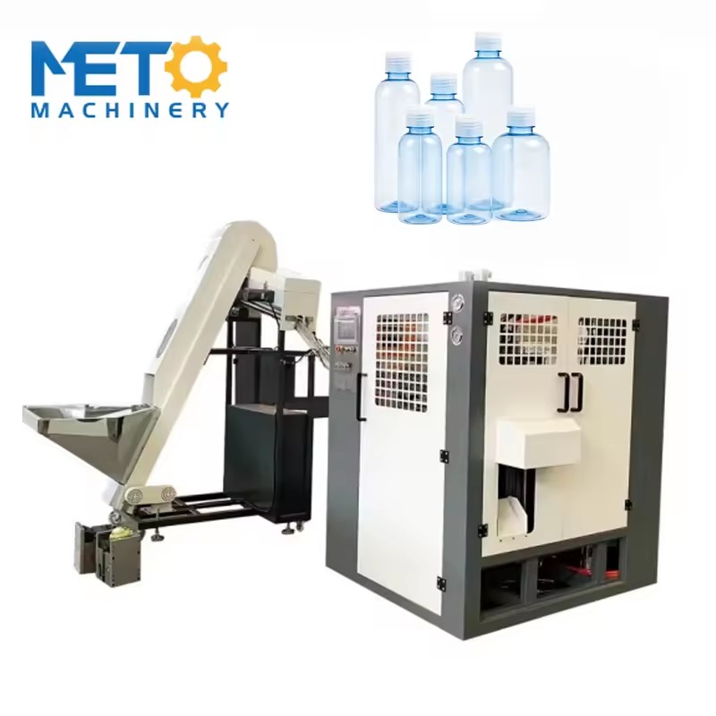 METO MT-200F Fully Automatic 2-Cavity PET/PC Stretch Blow Molding Machine Easy Operation 2000BPH Cheap Water Bottles Machine